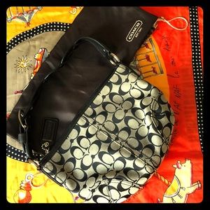 NWOT COACH Signature Hobo Bag